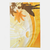 Surf 7 serviettes de cuisine (Vertical)