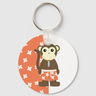 Surf aap sleutelhanger