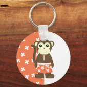 Surf aap sleutelhanger (Voorkant)