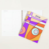Surf abstract orange violet (Devant avec enveloppe)