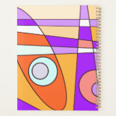Surf abstract orange violet (Dos)