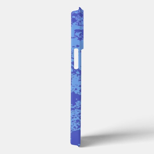 Surf abstrait bleu vert coque iphone (Verso / Droite)