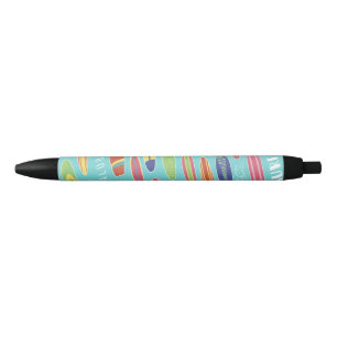 Surf Aloha Surfplank Patroon Zwarte Inkt Pen