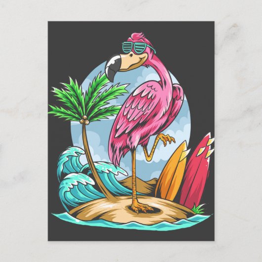 Surf als een Mingo! Briefkaart (Voorkant)