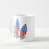 Surf America USA Mugs (Devant gauche)