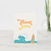 Surf Anniversaire Merci Cartes (Devant)