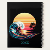 Surf au coucher du soleil (Dos)