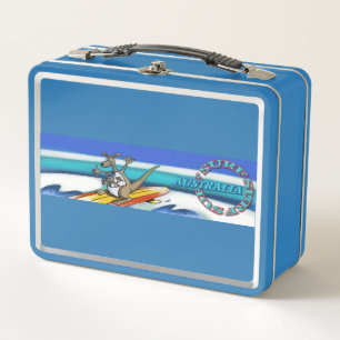 Surf Australië blauwe lunchbox