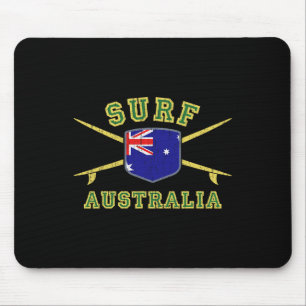 Surf Australië Vintage Surfboards Aussie Vlag Surf Muismat