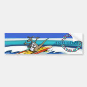 Surf Australische bumpersticker (Voorkant)