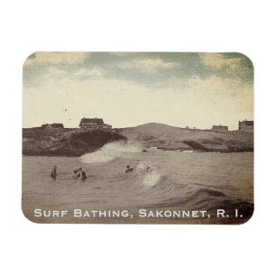 Surf Bathing, Sakonnet - Little Compton, RI Magneet