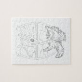 Surf Beach Adult Coloration Puzzle (Horizontal)