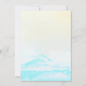 Surf Beach Anniversaire Carte de remerciements (Dos)