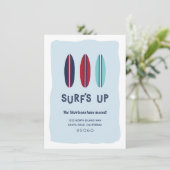 Surf Beach Moving Faire-part (Debout devant)