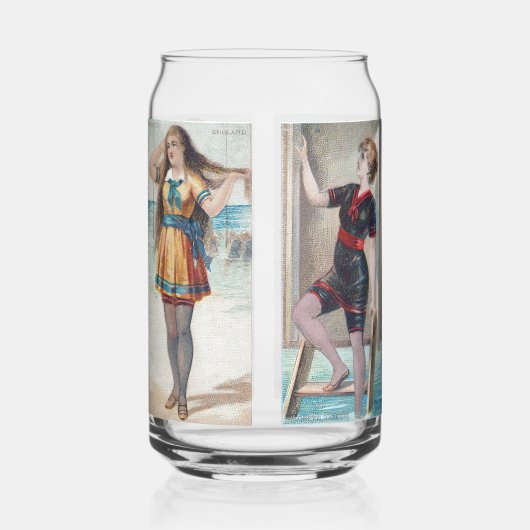 Surf Beauties Blikvorm Glas (Links)