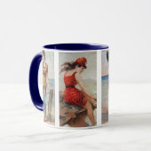 Surf Beauties Mok (Voorkant links)