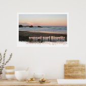 surf Biarritz Poster (Keuken)