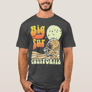 Surf Big Sur Californië Surfer heeft problemen T-shirt