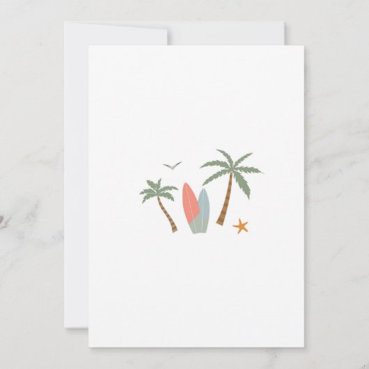 Surf Birthday Party Invitation (Dos)