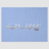 Surf blauw fade tissue papier (Voorkant)