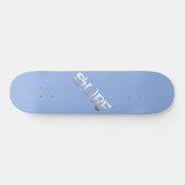 Surf blauw gekanteld skateboard (Horizontaal)