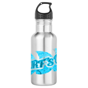 Surf blauw waterfles 
