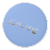 Surf bleu incliné fade ceramique bouton (Devant)