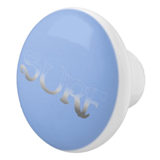 Surf bleu incliné fade ceramique bouton (Droite)