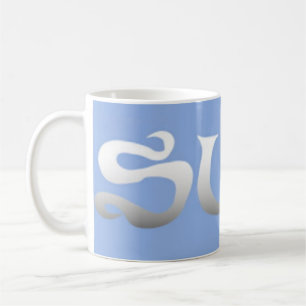 Surf bleu mug