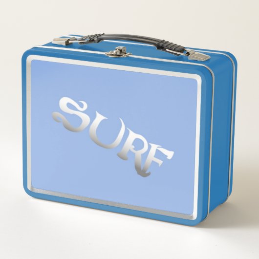 Surf blue lunchbox (Voorkant)
