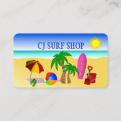 Surf Boutique Carte de visite (Devant)