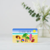 Surf Boutique Carte de visite (Debout devant)