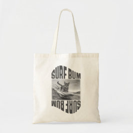 surf bum tote bag