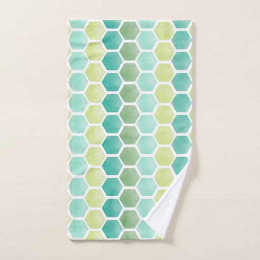 surf cabane hexagones (Serviette à main)