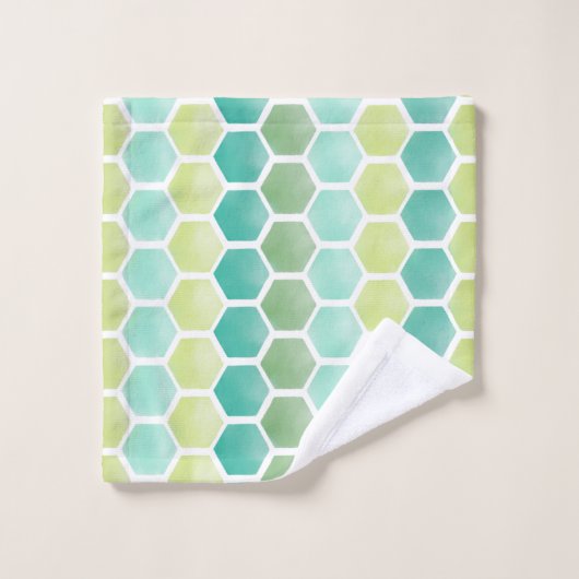 surf cabane hexagones (Gant de toilette)