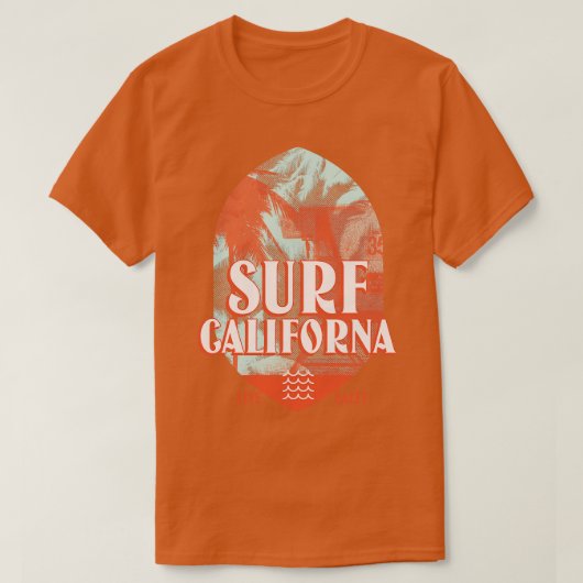 Surf California Surf Men TShirt (Design devant)