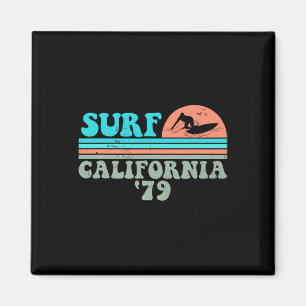 Surf Californië 79 Vintage Grunge Surfen  Magneet