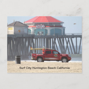 Surf City California Briefkaart