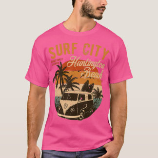 Surf City Huntington Beach Oranje County C T-shirt