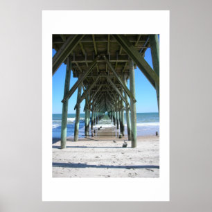 Surf City Pier Poster