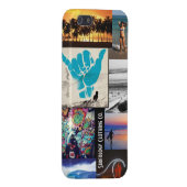 Surf Collage iPhone Hoesje (Achterkant Rechts)