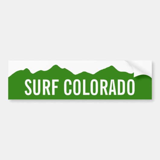 Surf Colorado Bumpersticker (Voorkant)