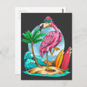 Surf Comme un Mingo ! Carte postale (Devant / Derrière)