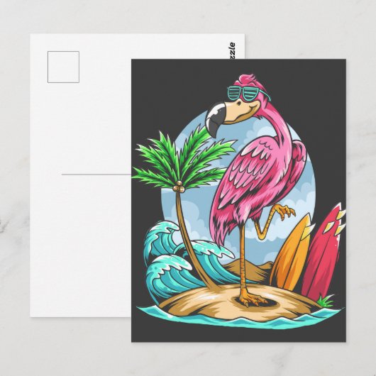 Surf Comme un Mingo ! Carte postale (Devant / Derrière)