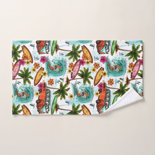 Surf cool motif (Serviette à main)