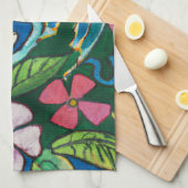 Surf coucher de soleil Serviette de cuisine tropic (Quart Plié)