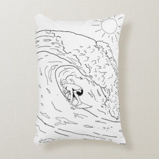 Surf Coussin de coloriage pour adultes