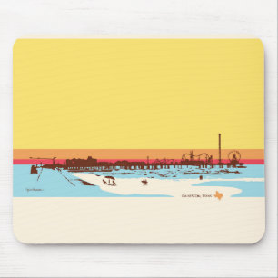 Surf Days - Galveston Island, Pleasure Pier Muismat
