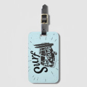 Surf de Golf Bagagelabel (Voorkant (verticaal))