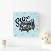 Surf de Golf Vierkante Klok (Huis)